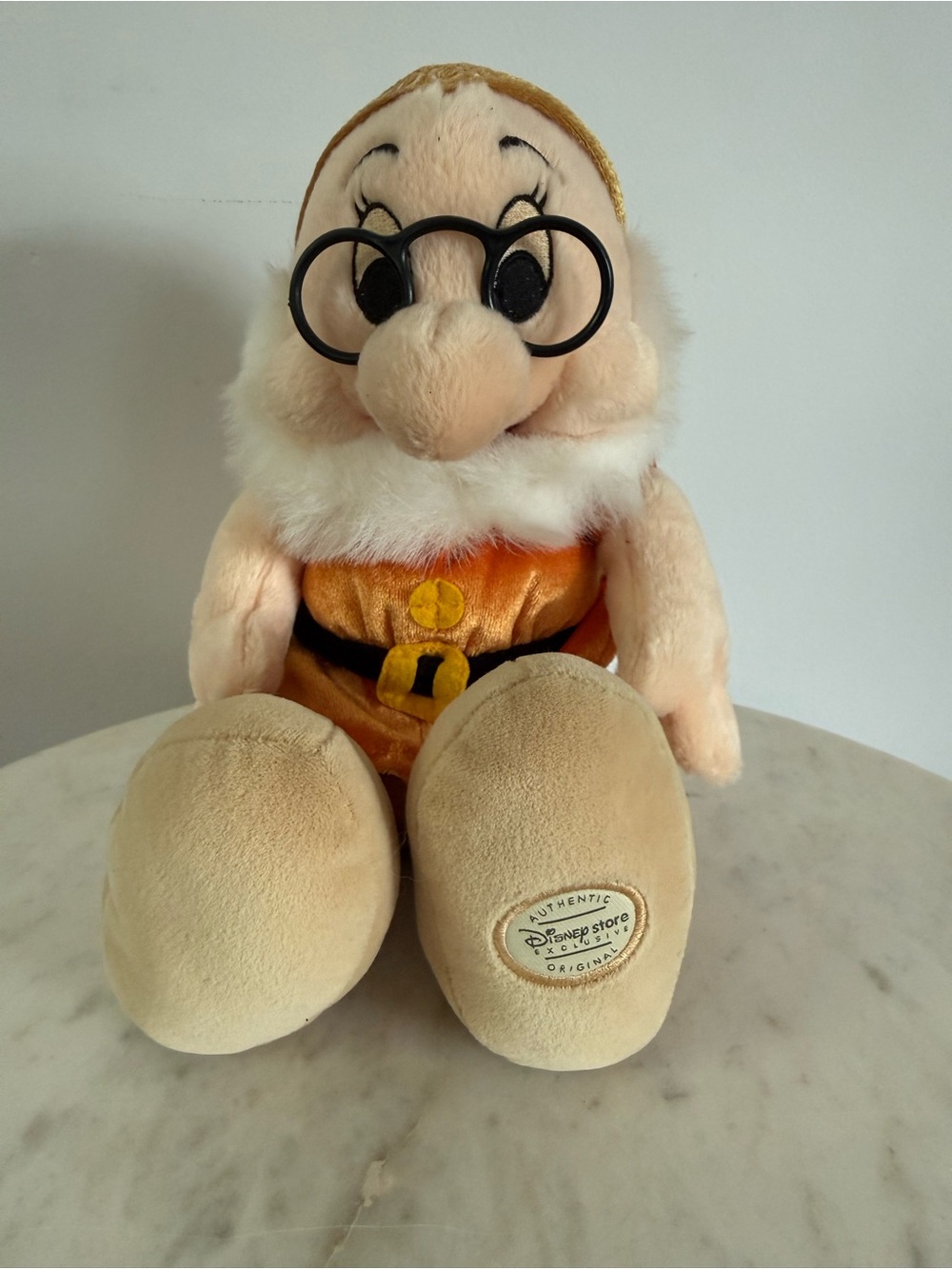 NEW Doc Dwarf 14" Plush Doll Disney Store Snow White Stuffed Plush NWT HTF